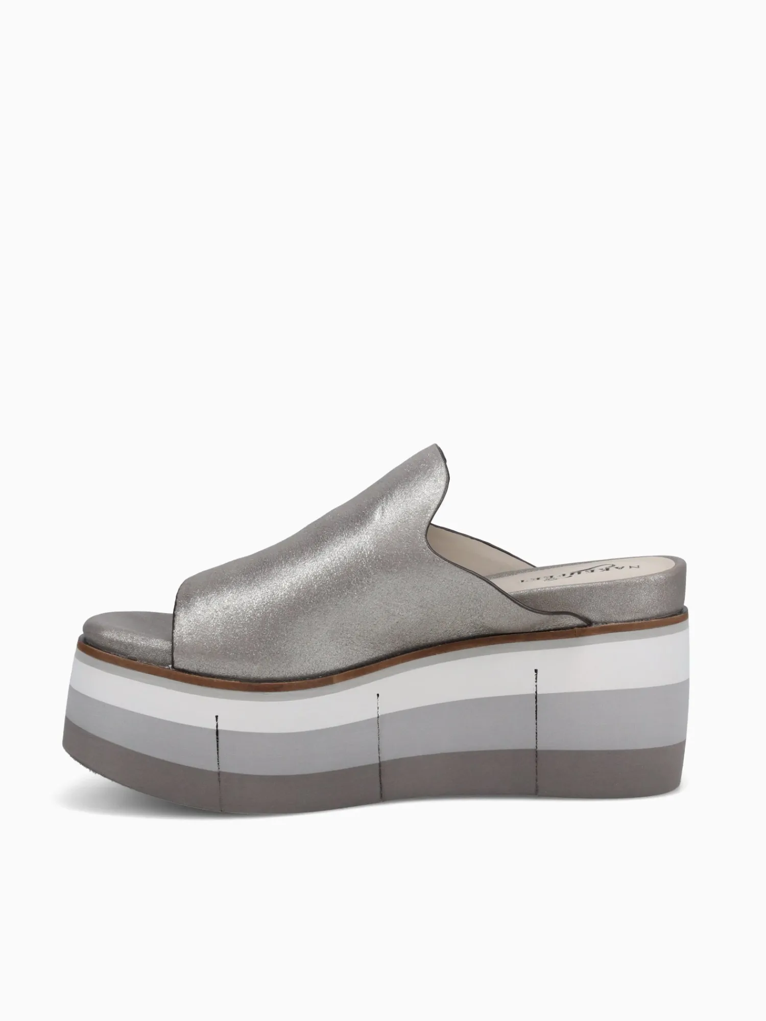 New Naked Feet flow leather Silver