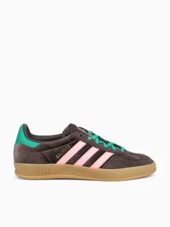 Outlet adidas gazelle indoor pink suede Brown