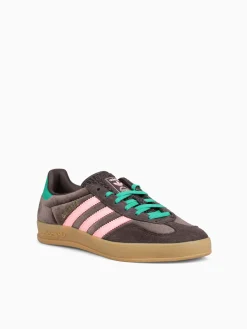 Outlet adidas gazelle indoor pink suede Brown