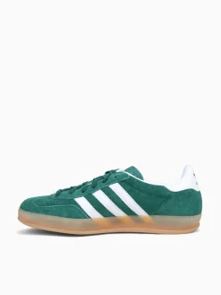 Fashion adidas gazelle indoor white leather Green