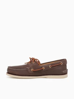 Discount Sperry gold a o 2eye 0219493 brown leather Natural