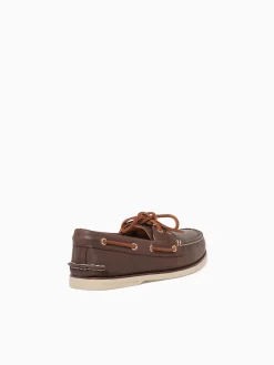 Discount Sperry gold a o 2eye 0219493 brown leather Natural