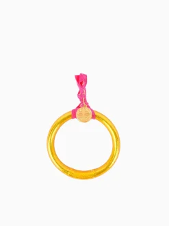 Fashion BuDhaGirl tzubbie all weather bangle (awb) - serenity prayer Gold