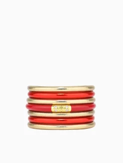 New BuDhaGirl golden holiday stack Metallic Multi