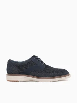Sale Nunn Bush griff knit plain toe multi knit Navy