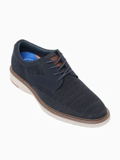 Sale Nunn Bush griff knit plain toe multi knit Navy