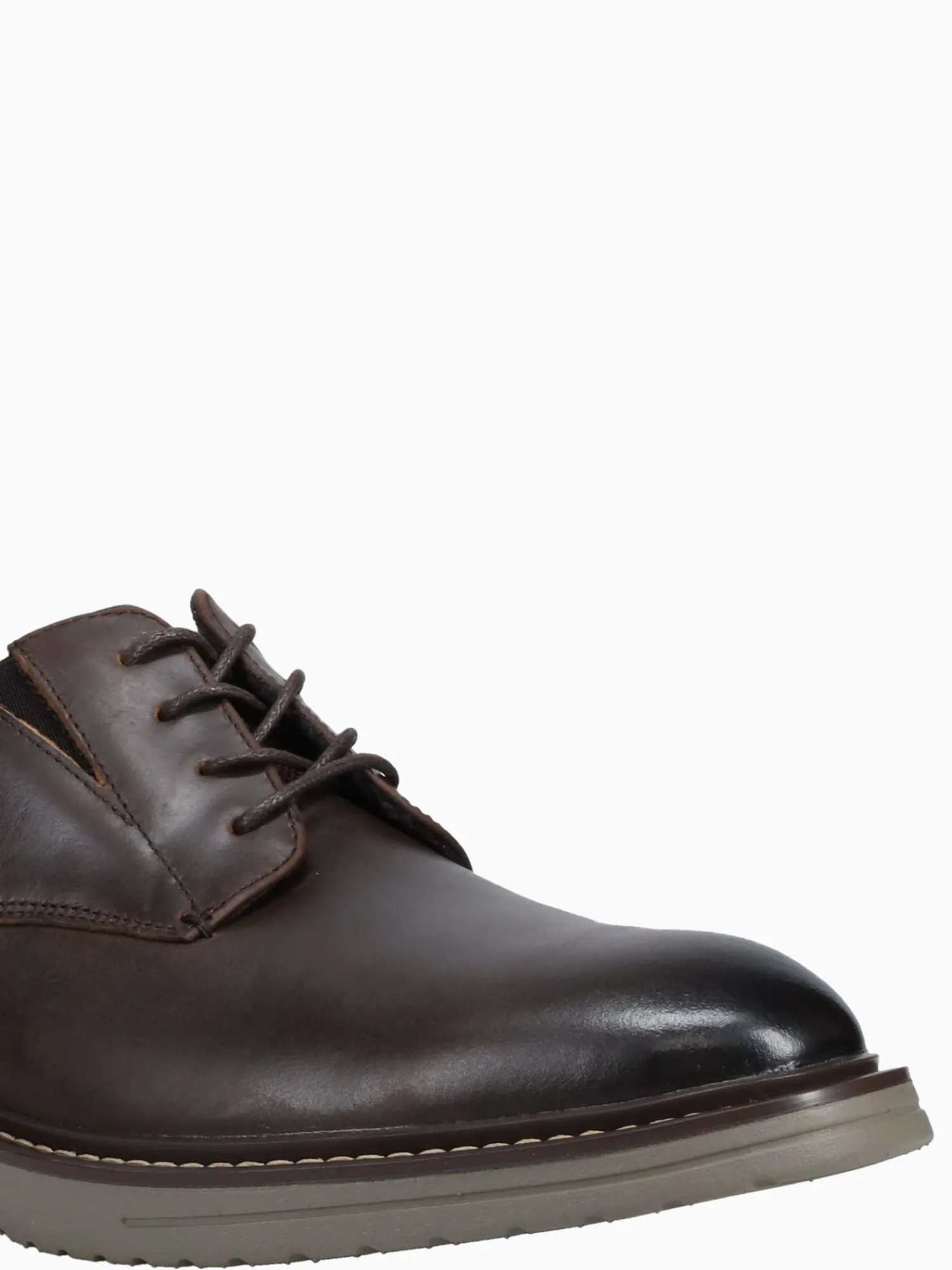 Online Nunn Bush griff plain toe leather Brown Multi