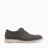 Sale Nunn Bush griff suede plain toe gunmetal suede Dark Grey