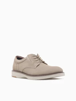 Hot Nunn Bush griff suede plain toe stone suede Taupe