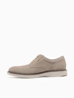 Hot Nunn Bush griff suede plain toe stone suede Taupe