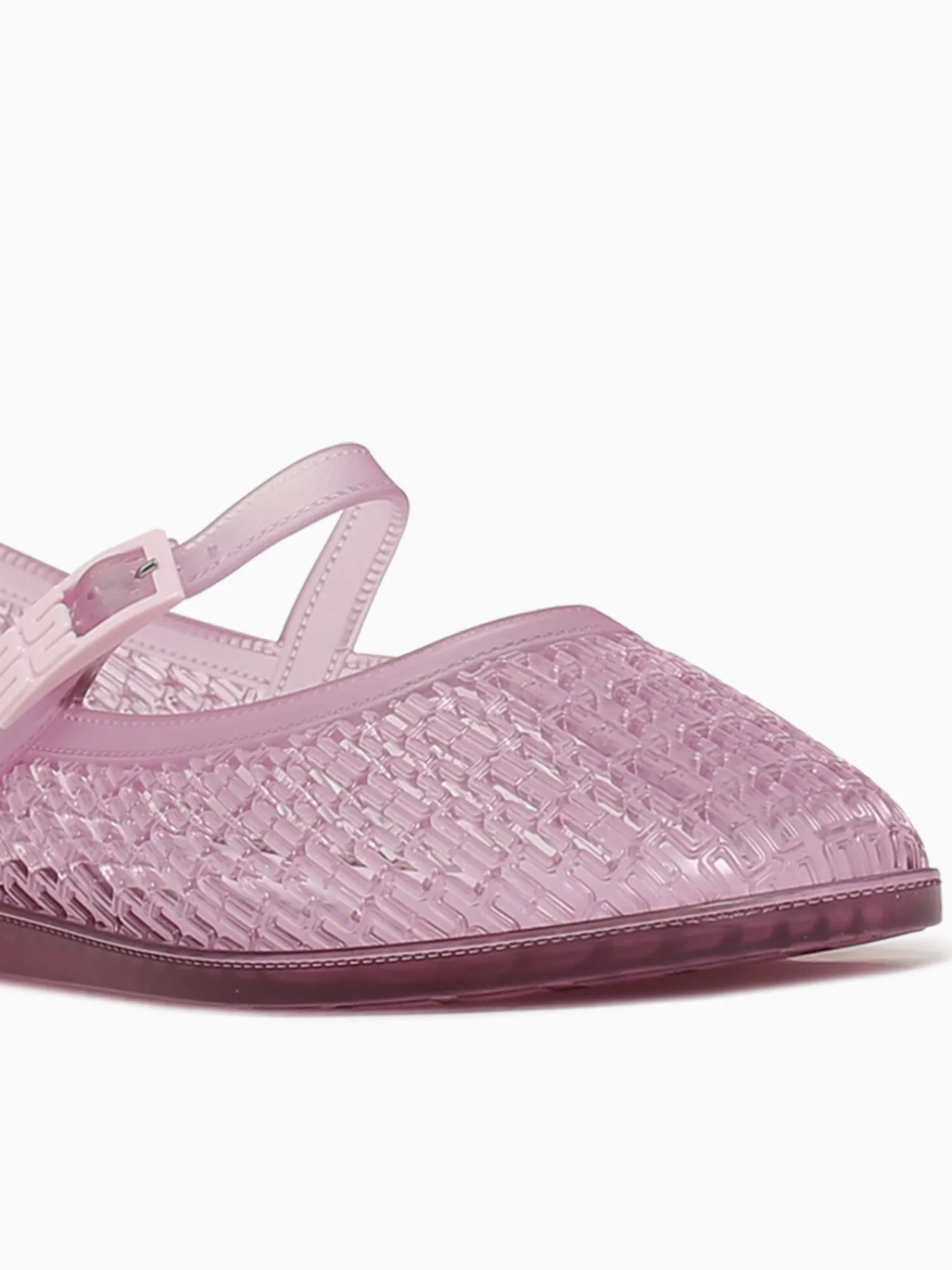 Outlet Melissa harper clear jelly Pink