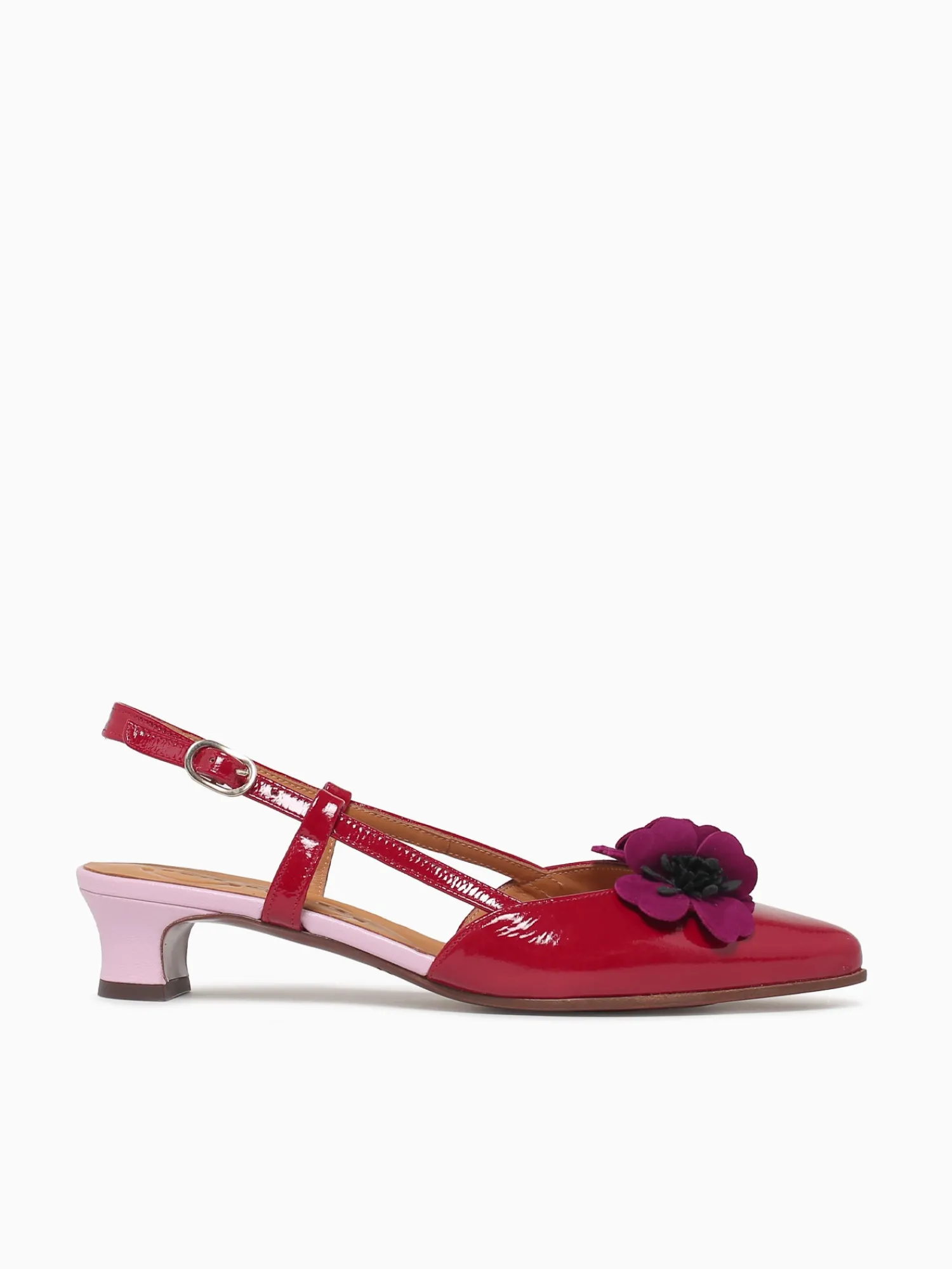 Discount Chie Mihara hazel rojo pruna pink sucre ante Red