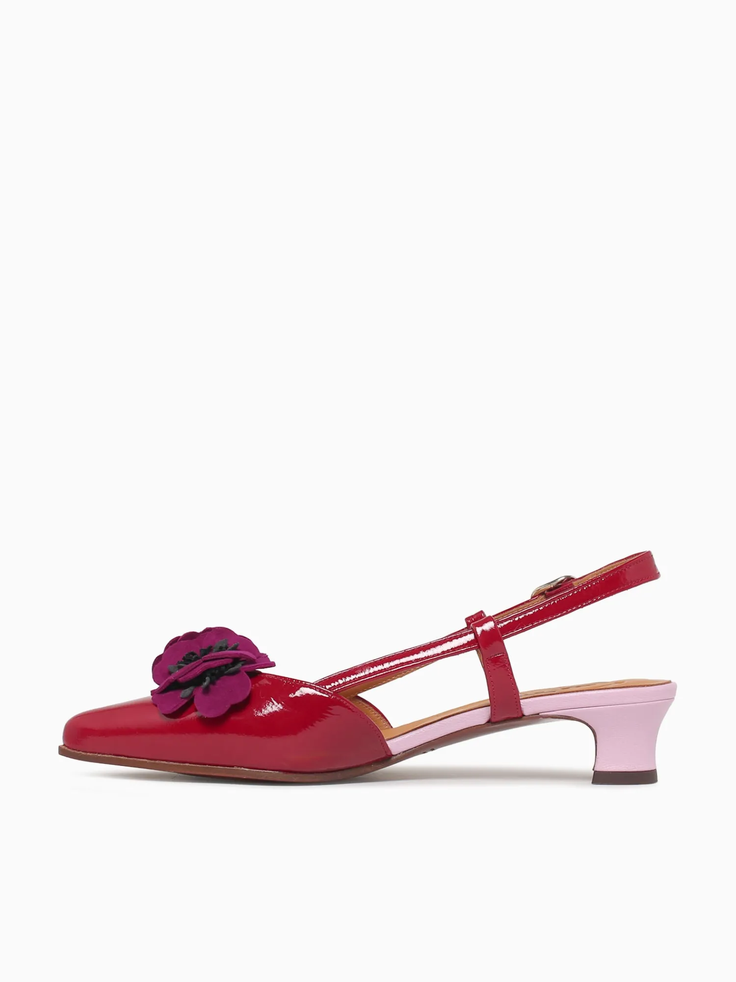 Discount Chie Mihara hazel rojo pruna pink sucre ante Red