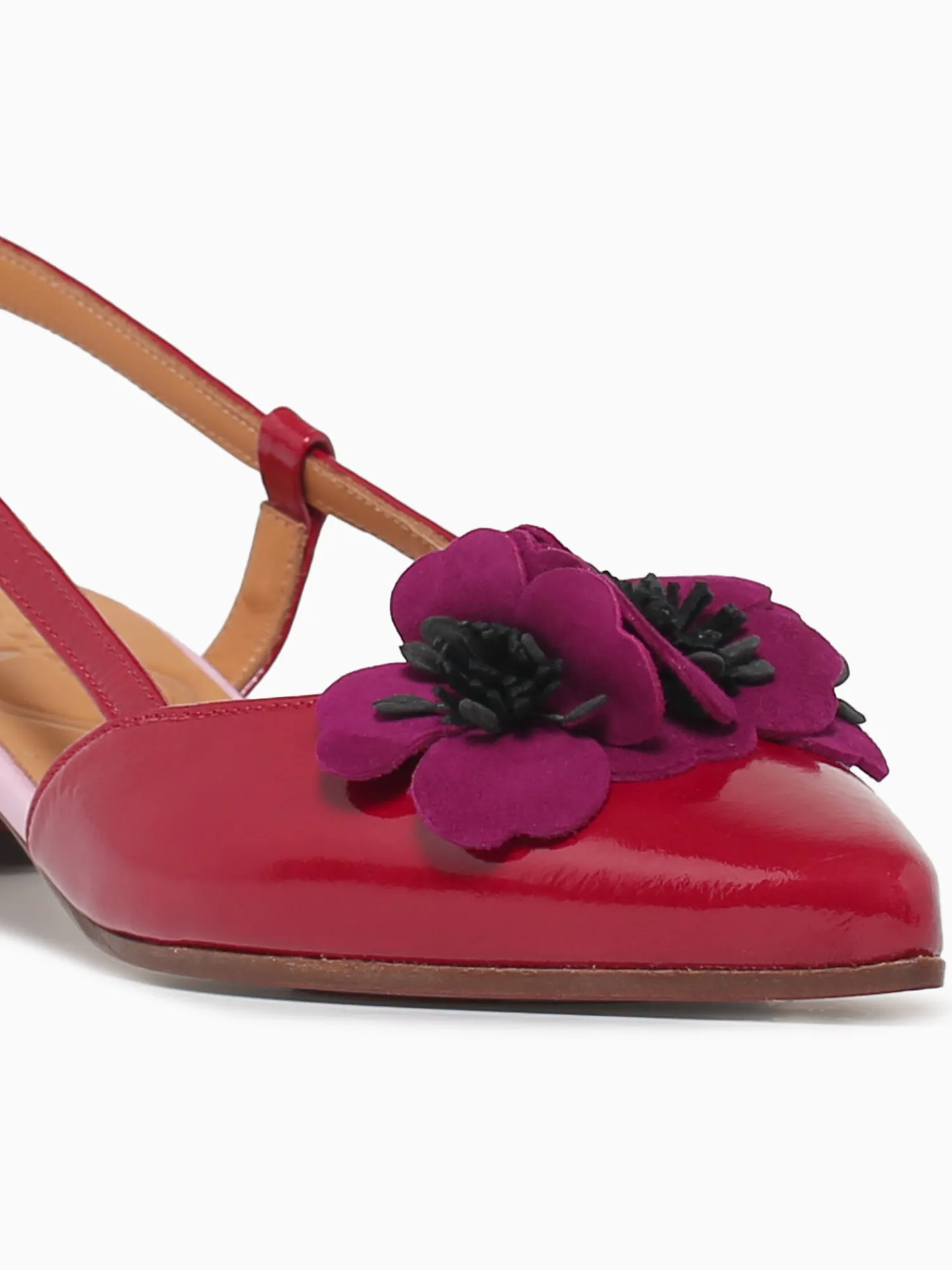 Discount Chie Mihara hazel rojo pruna pink sucre ante Red