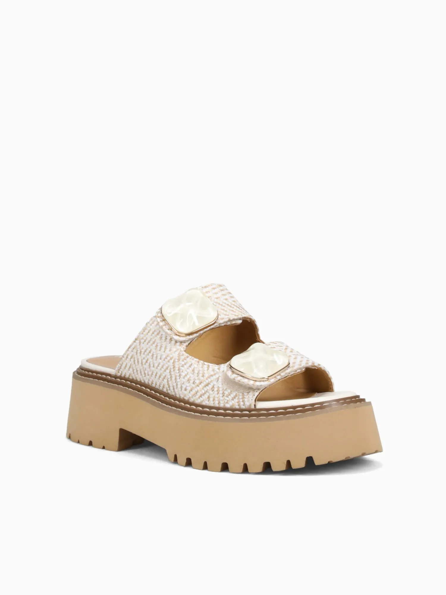 Best Noa Harmon heaven blanco beige rafia White