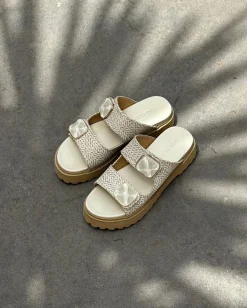 Best Noa Harmon heaven blanco beige rafia White