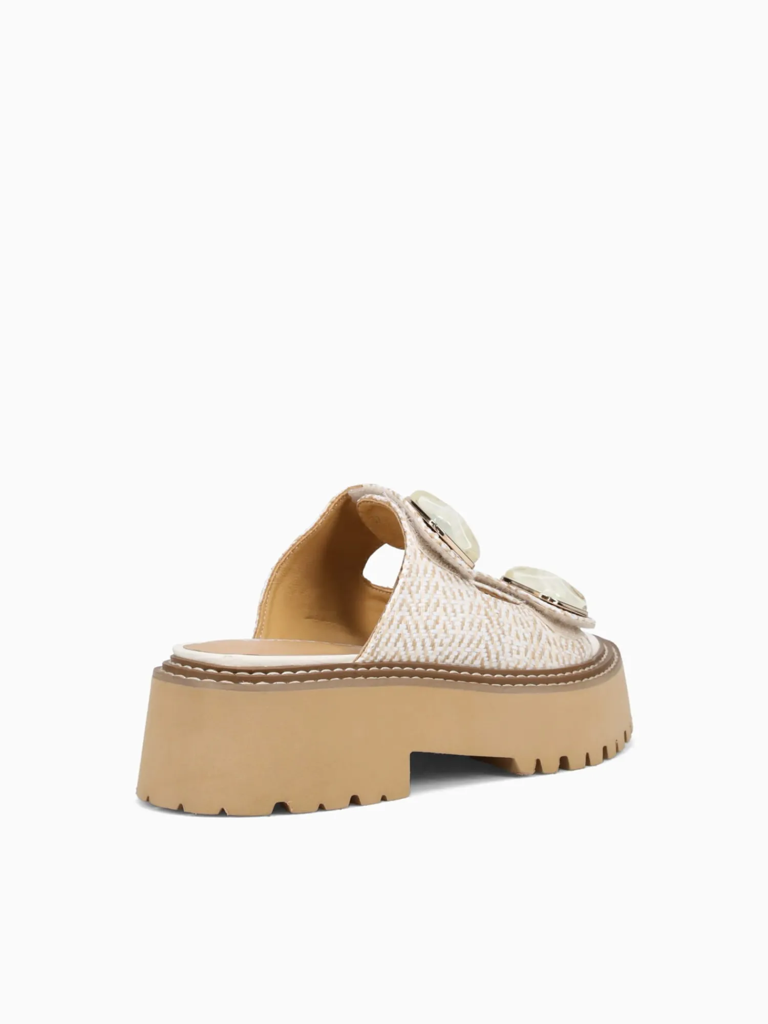 Best Noa Harmon heaven blanco beige rafia White
