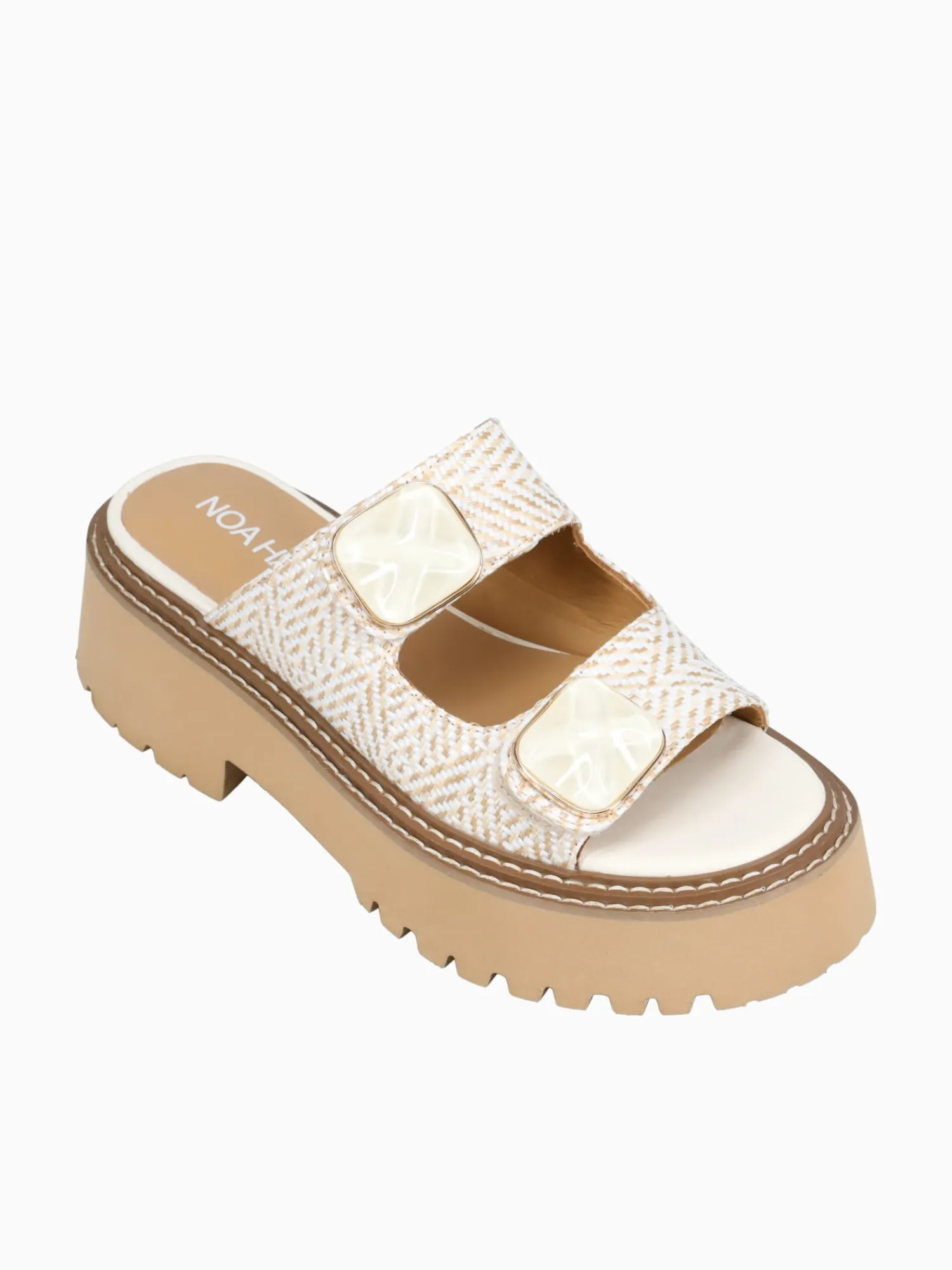 Best Noa Harmon heaven blanco beige rafia White