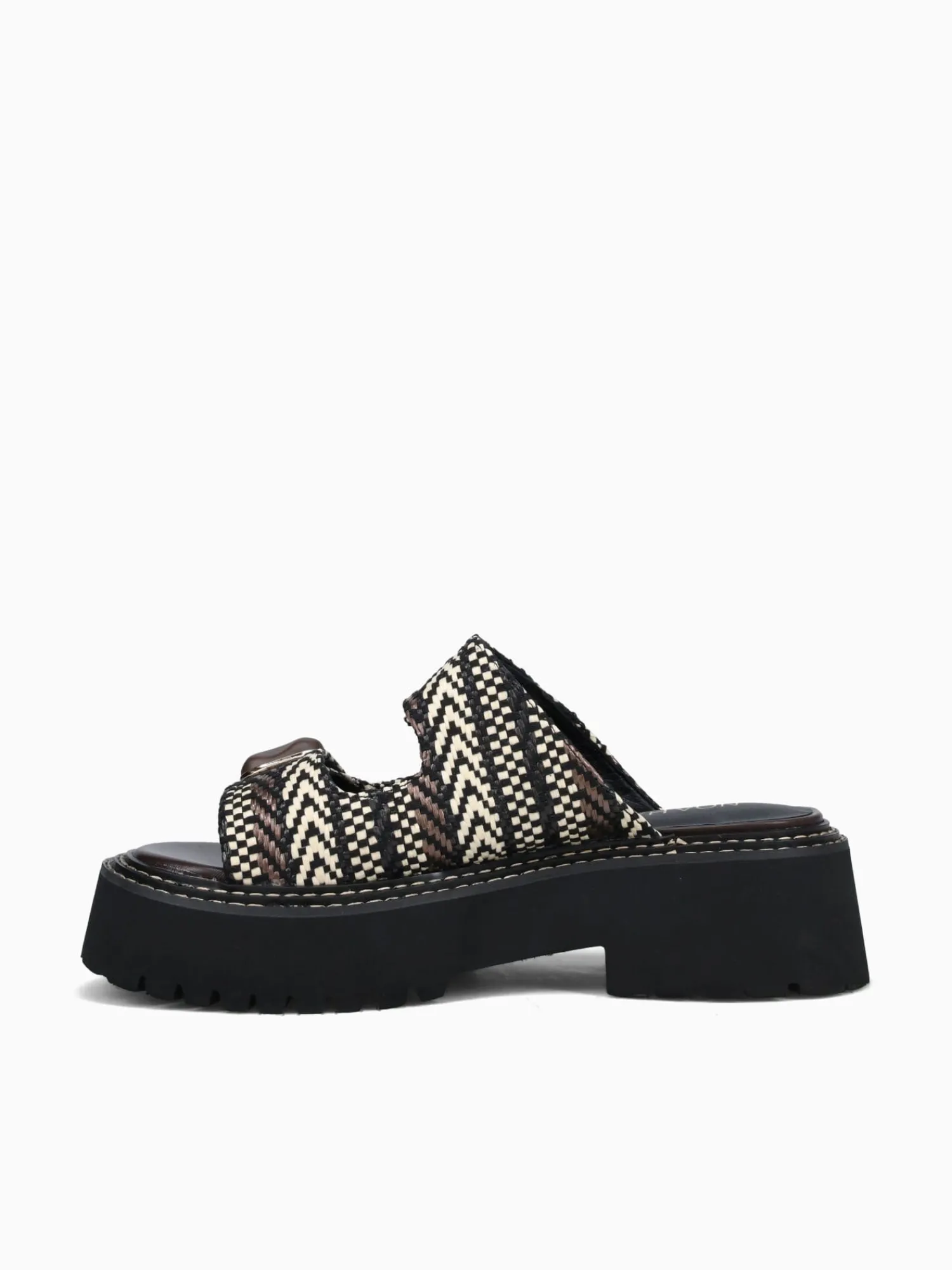 Clearance Noa Harmon heaven marron negro rafia Brown