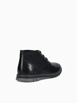 Outlet Torch ilyas leather nylon Black