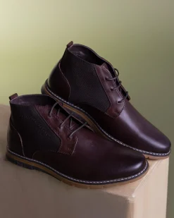 Clearance Torch ilyas leather nylon Brown