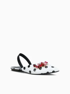 Discount Jorge Bischoff janli branco preto petite poa White