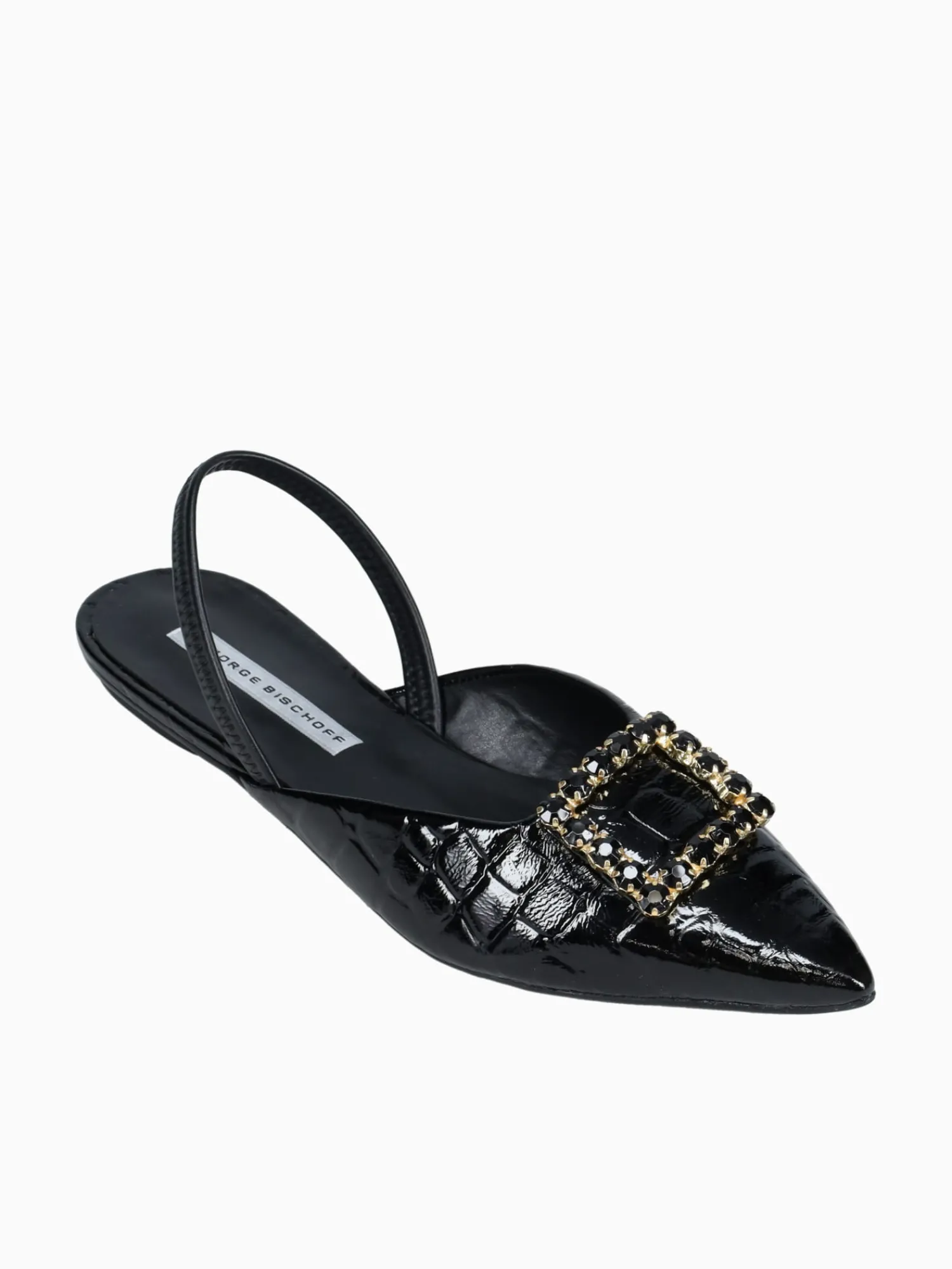 Best Jorge Bischoff janli preto croco fly Black