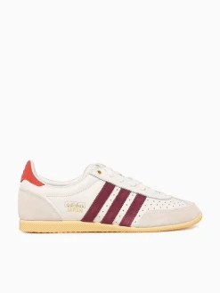 Hot adidas japan offwhite burgundy leather Off White