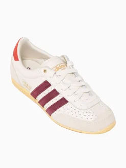 Hot adidas japan offwhite burgundy leather Off White