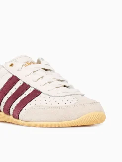 Hot adidas japan offwhite burgundy leather Off White