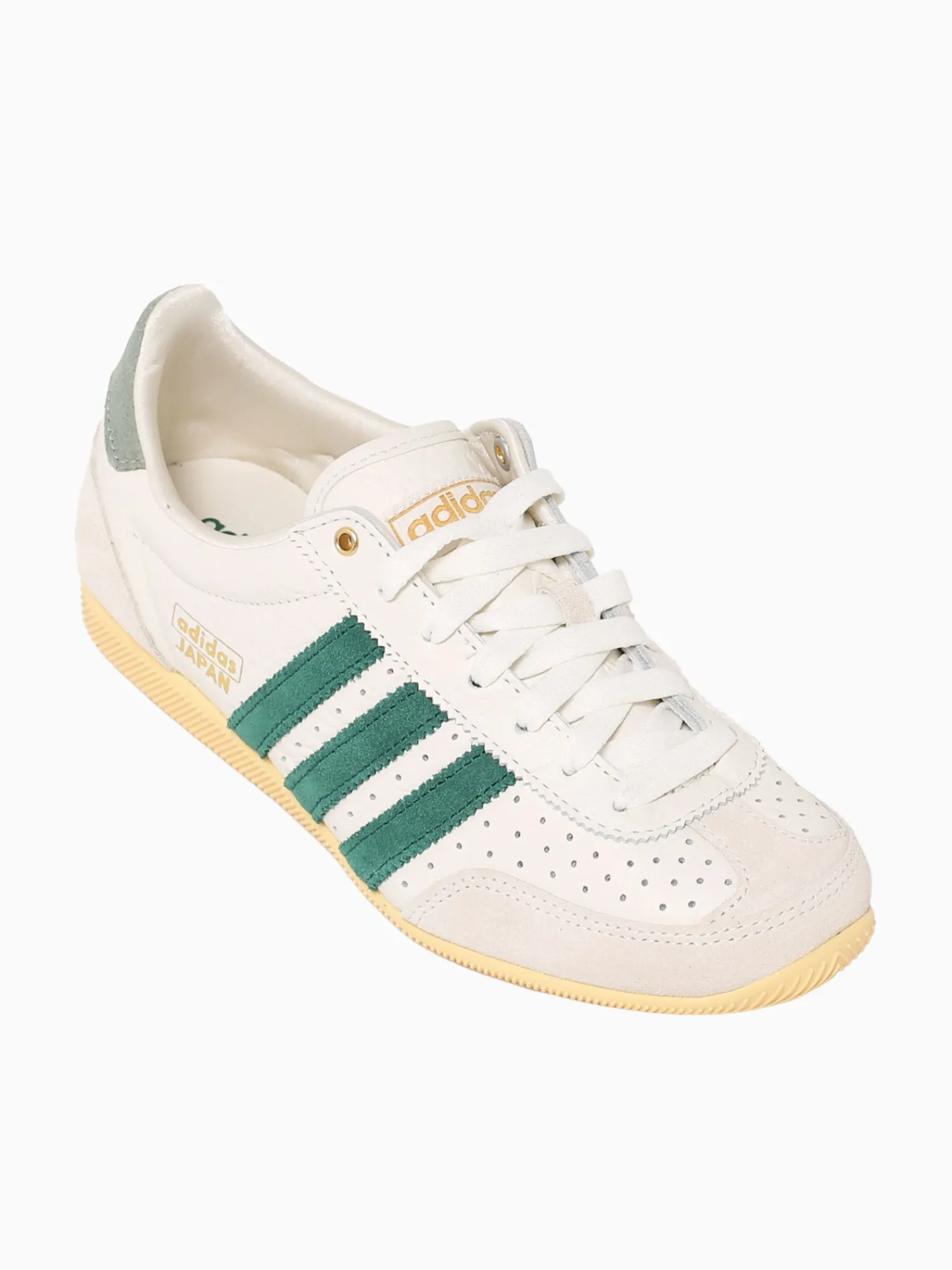 Hot adidas japan green leather White