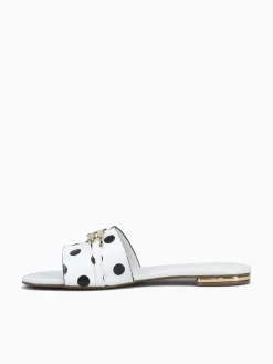 Clearance Jorge Bischoff java branco preto petite poa Black White