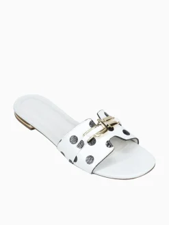 Clearance Jorge Bischoff java branco preto petite poa Black White