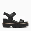 Discount SOREL joanie iv y strap blk sea salt leather Black