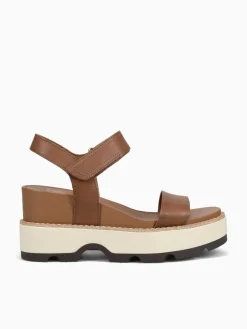 Online SOREL joanie iv y strap blackened leather Tan