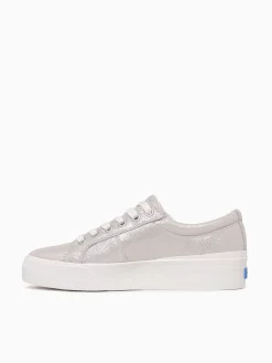 Sale Keds jump kick duo glitter peony glitter sued White
