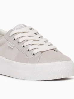 Sale Keds jump kick duo glitter peony glitter sued White