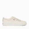 Clearance Keds jump kick duo off wht champagne leather Off White