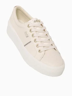 Clearance Keds jump kick duo off wht champagne leather Off White