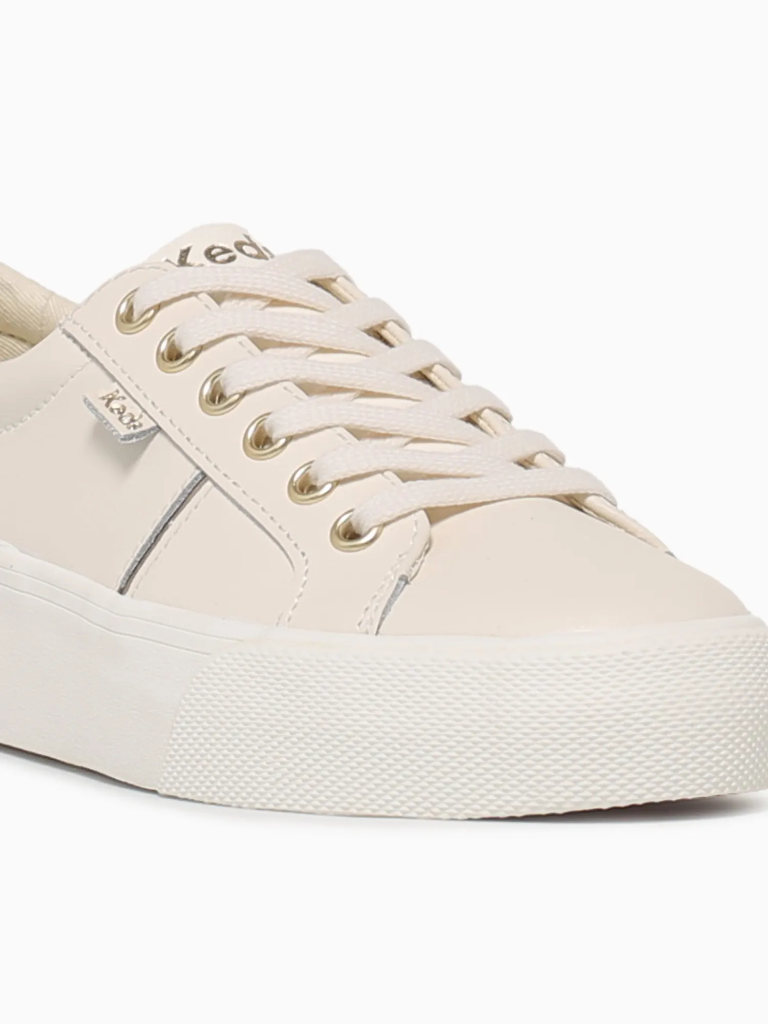 Clearance Keds jump kick duo off wht champagne leather Off White