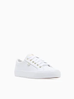 Hot Keds jump kick gold lea White