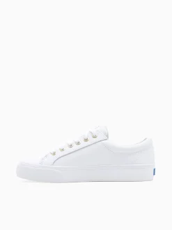 Hot Keds jump kick gold lea White