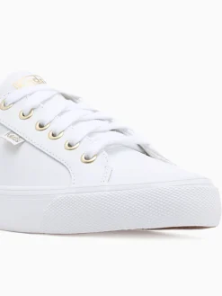 Hot Keds jump kick gold lea White