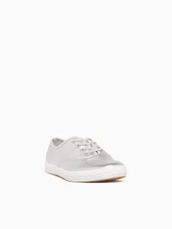 Online Keds champion lea lux leather Silver