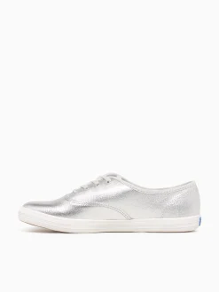 Online Keds champion lea lux leather Silver