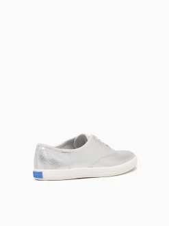 Online Keds champion lea lux leather Silver