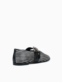 Sale LF kiene zebra preto pelo napa Black White