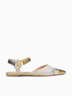 New LF kiki ouro prata offwht cristl velluto Gold