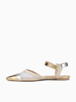 New LF kiki ouro prata offwht cristl velluto Gold