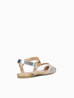 New LF kiki ouro prata offwht cristl velluto Gold